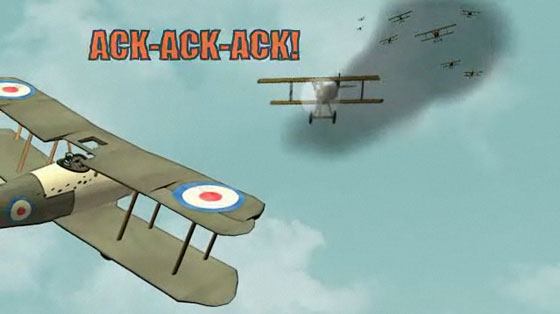 Barker flies into the thick of the Fokkers