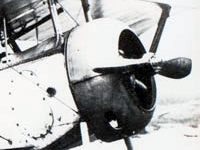 Photo du moteur rotatif en avant d'un aéronef