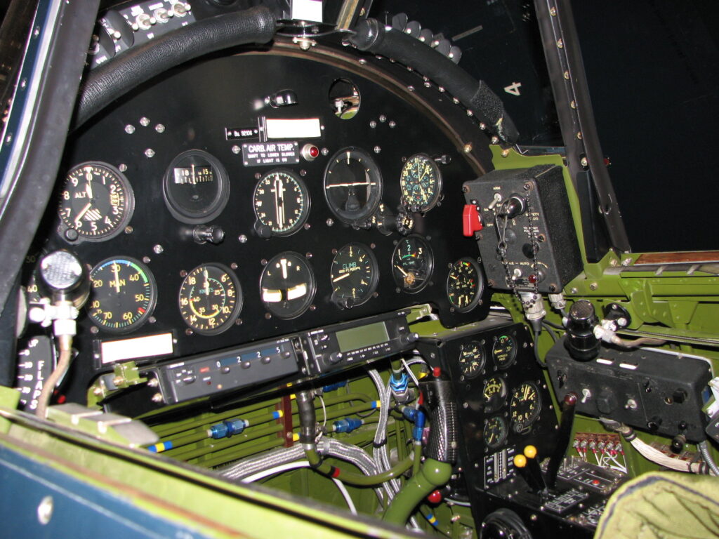 Corsair cockpit panel