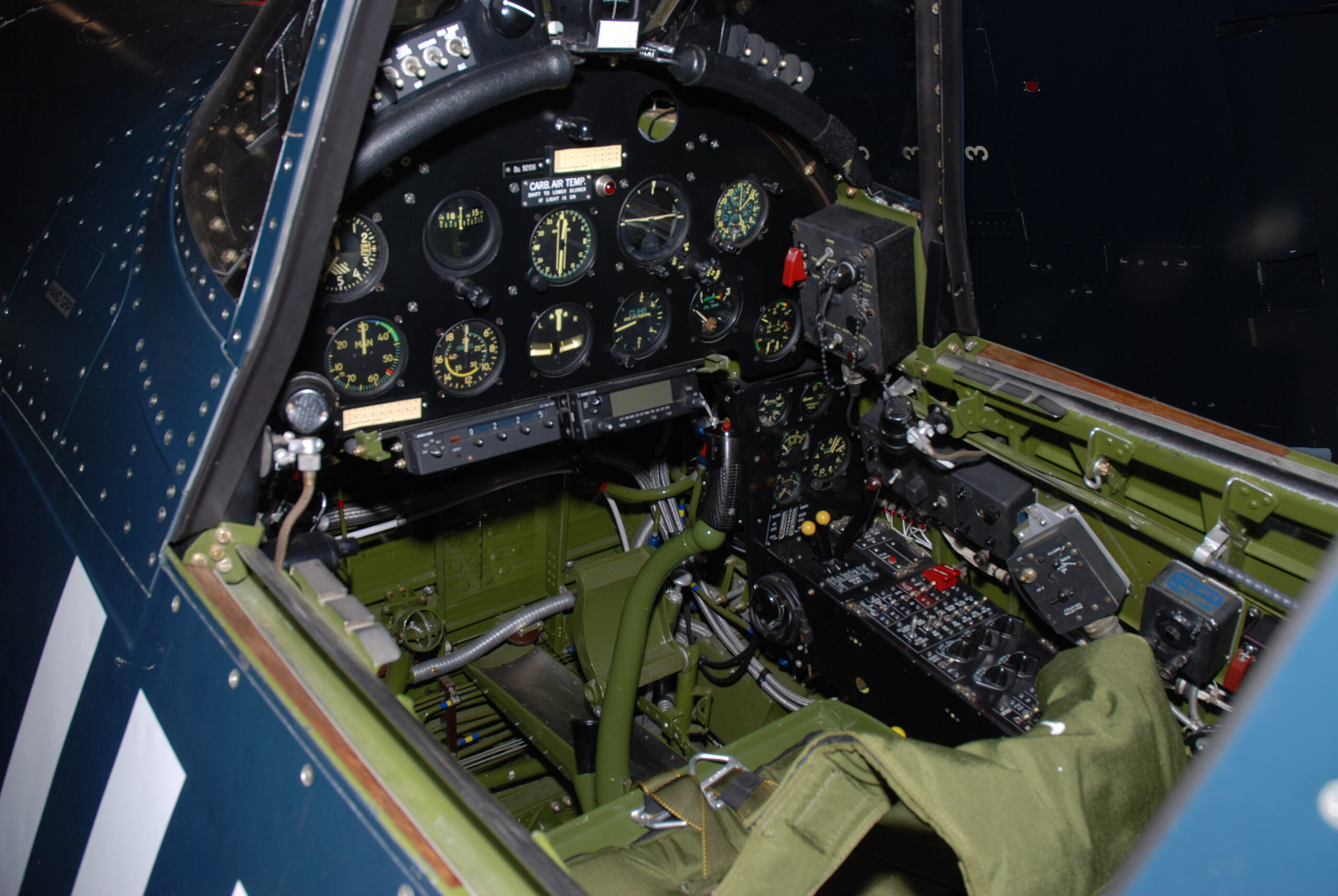 Corsair cockpit port side