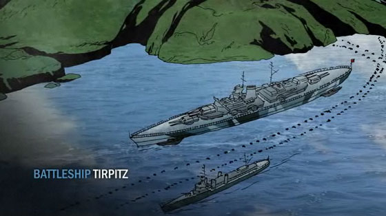 German battleship Tirpitz