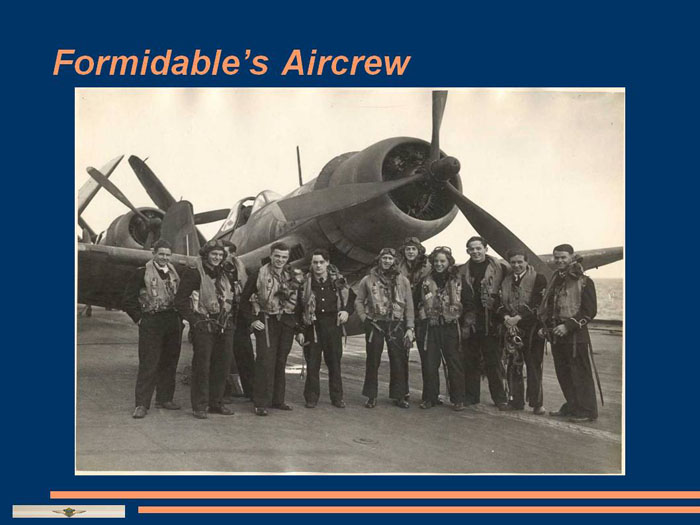 The Formidable's aircrew