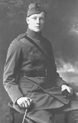 Alan McLeod in uniform