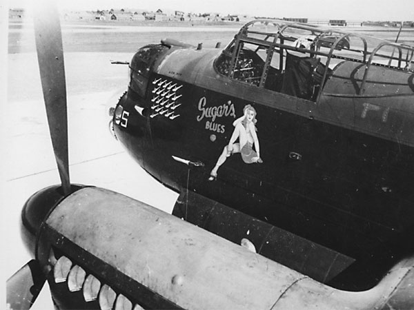 Devant d'un bombardier Avro Lancaster